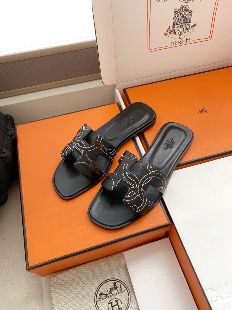 Hermes Slippers(w)-027