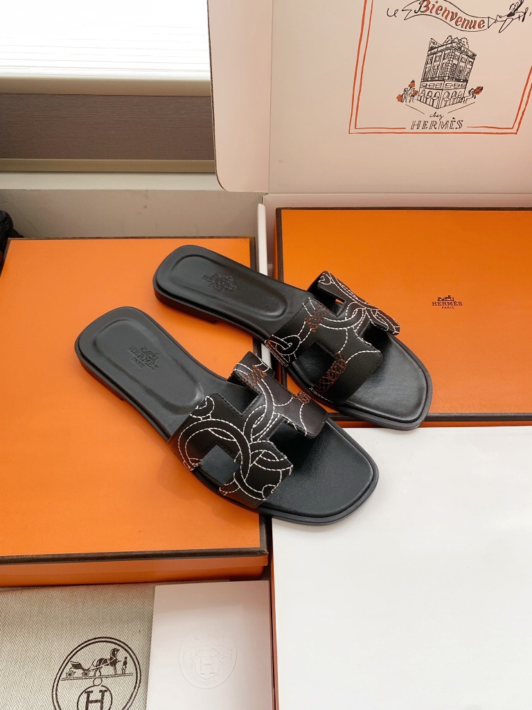 Hermes Slippers(w)-027