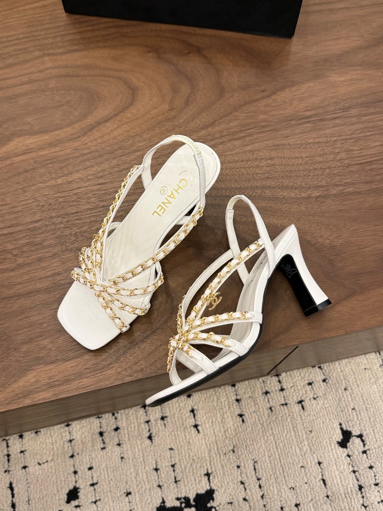 Chanel High Heeled Sandals(w)-018