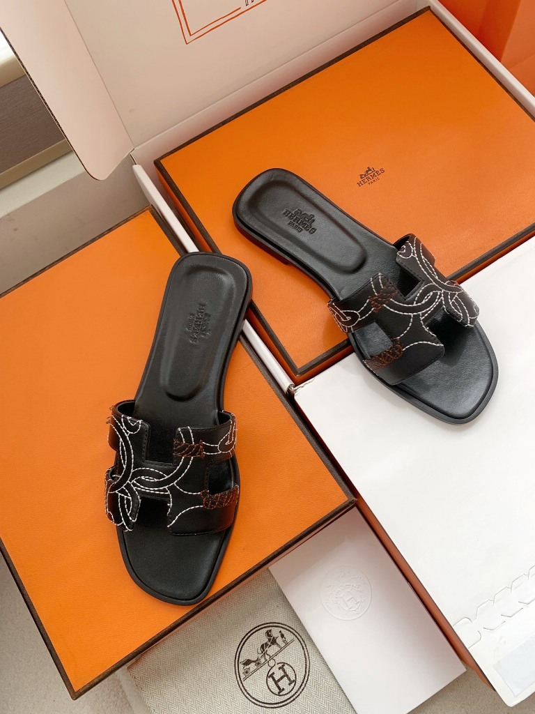 Hermes Slippers(w)-027