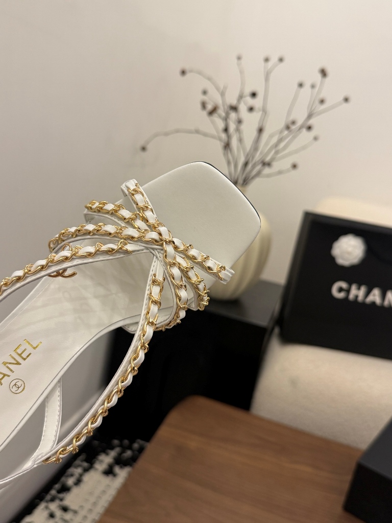 Chanel High Heeled Sandals(w)-018