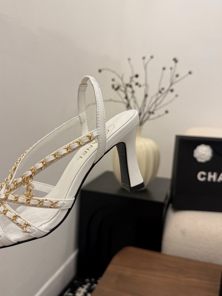 Chanel High Heeled Sandals(w)-018