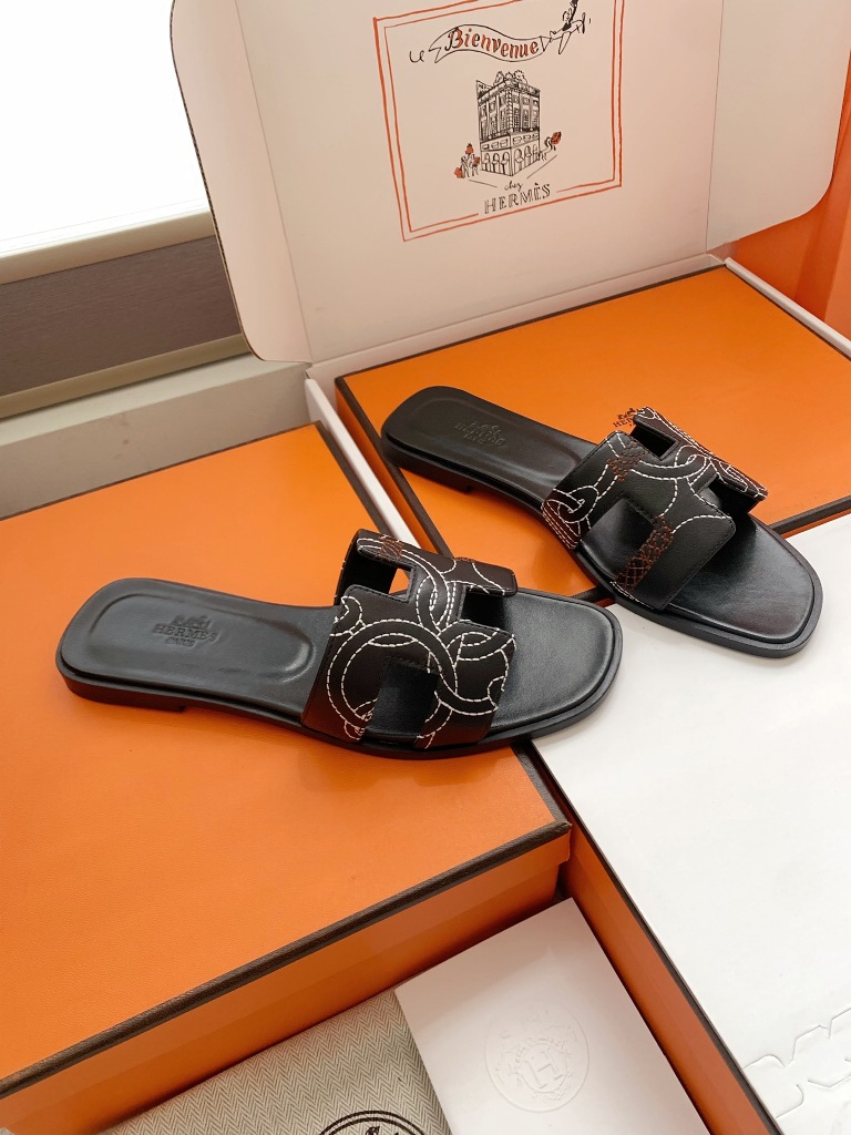 Hermes Slippers(w)-027