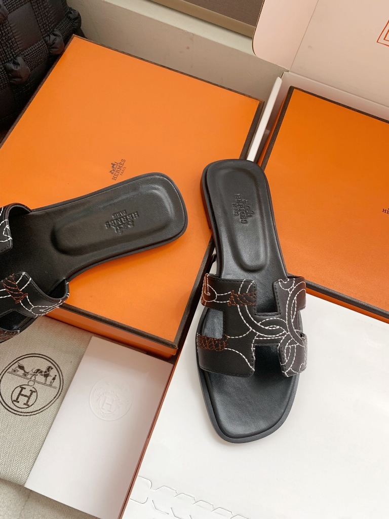 Hermes Slippers(w)-027