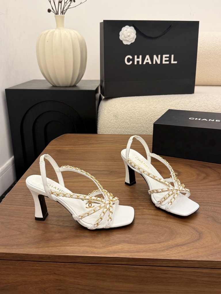 Chanel High Heeled Sandals(w)-018