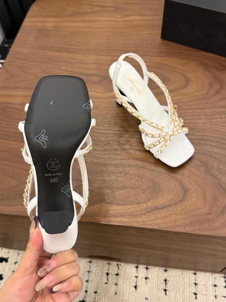 Chanel High Heeled Sandals(w)-018