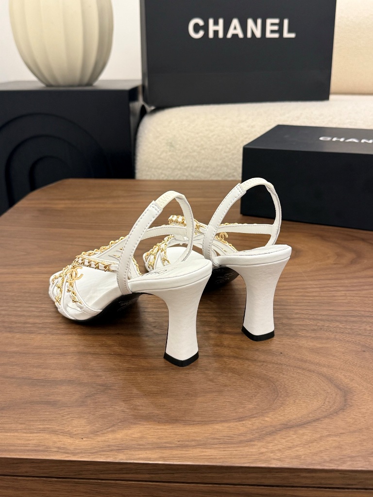 Chanel High Heeled Sandals(w)-018