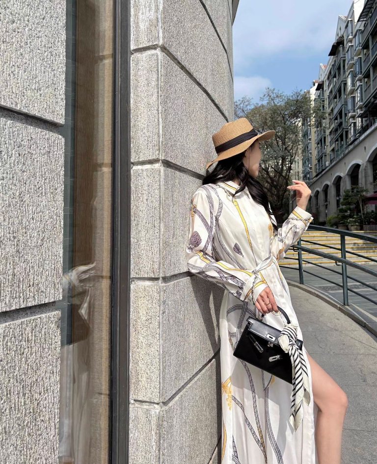 Hermes Silk Dresses-F