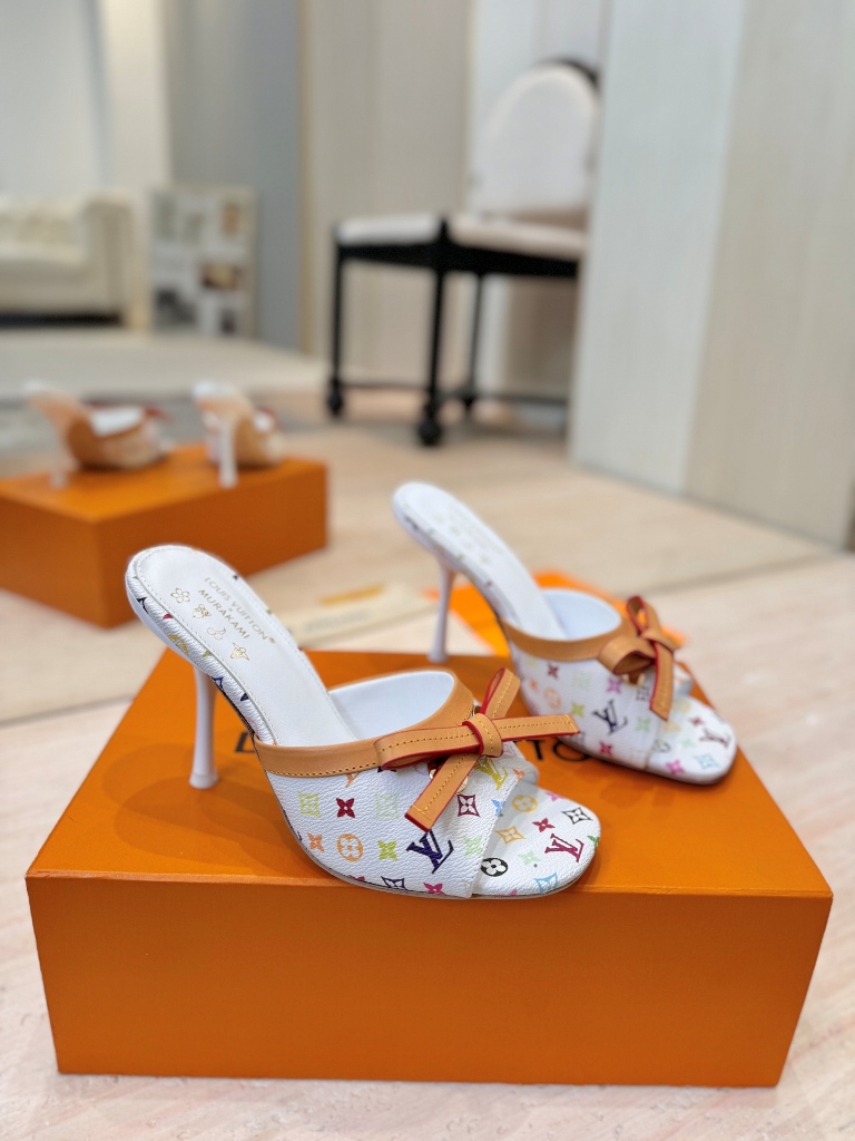LV High Heeled Sandals(w)-009