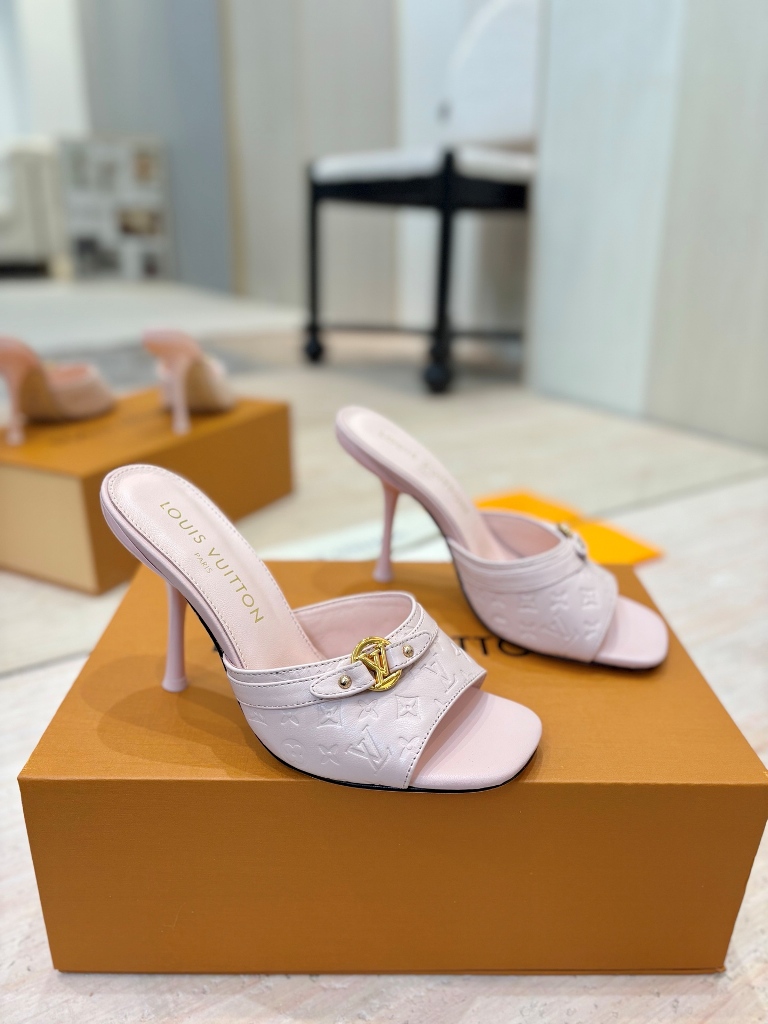 LV High Heeled Sandals(w)-019