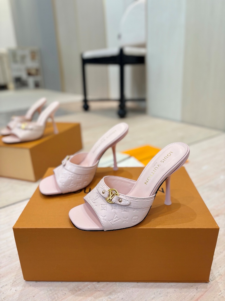 LV High Heeled Sandals(w)-019