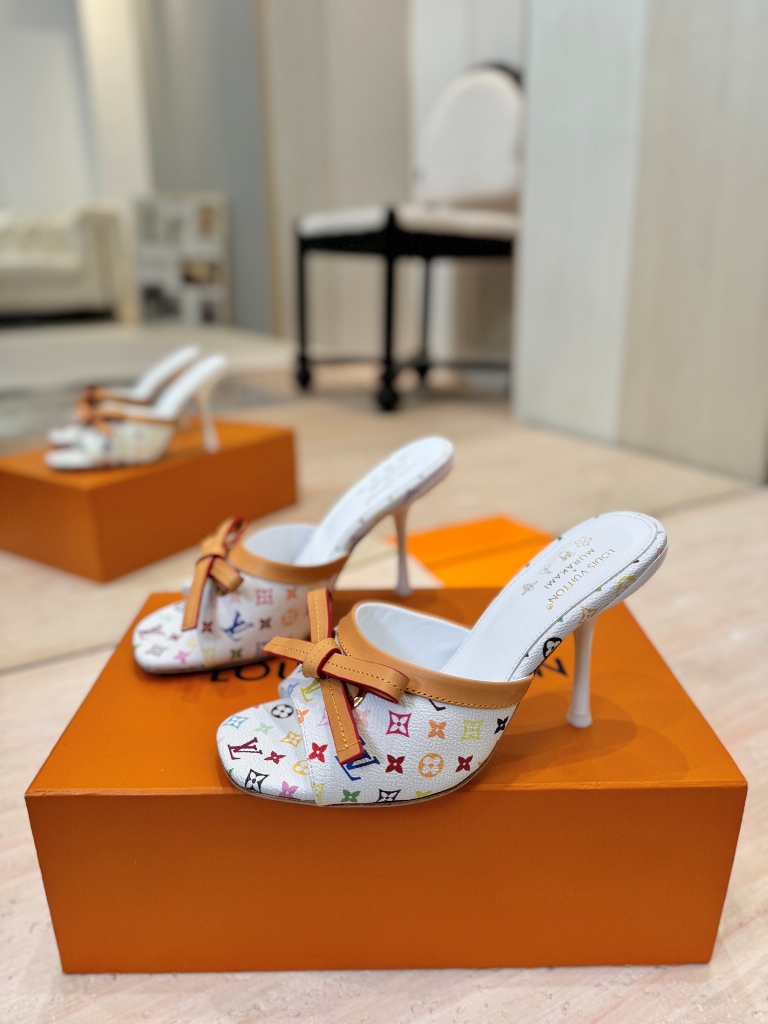 LV High Heeled Sandals(w)-009
