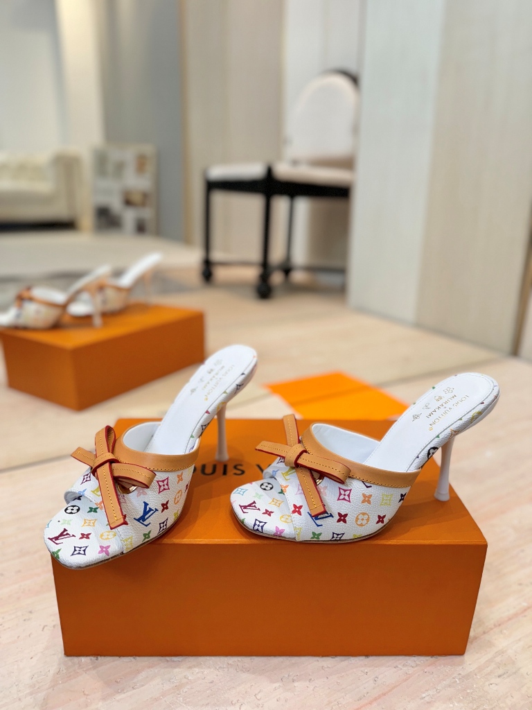 LV High Heeled Sandals(w)-009