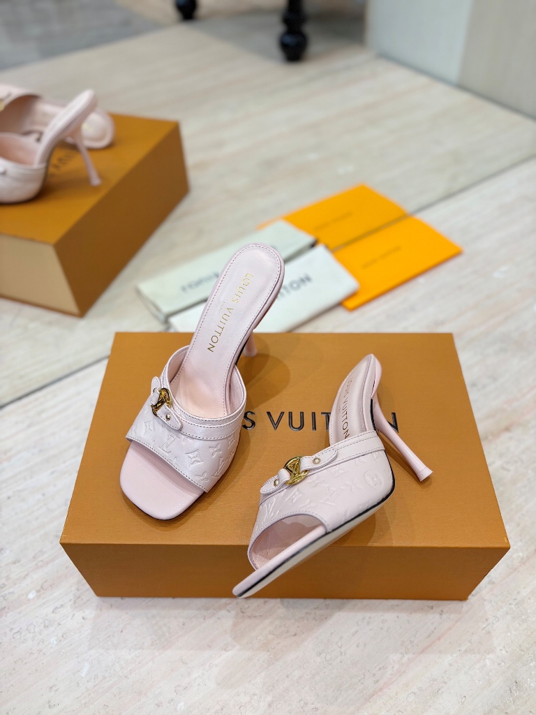 LV High Heeled Sandals(w)-019