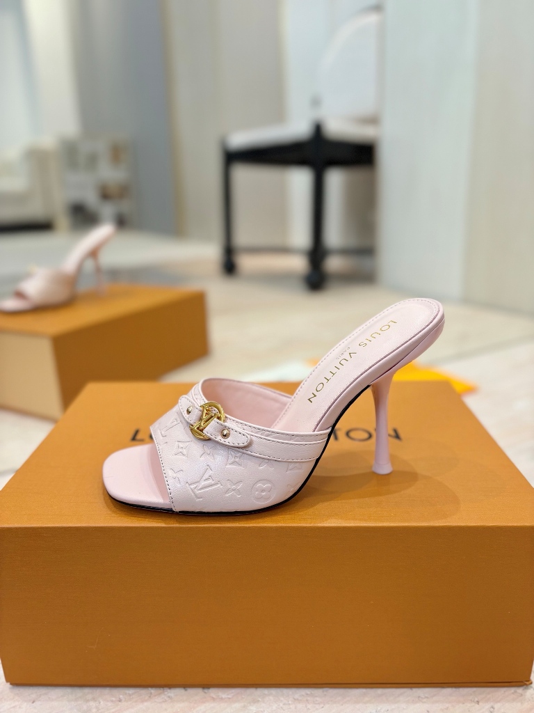 LV High Heeled Sandals(w)-019