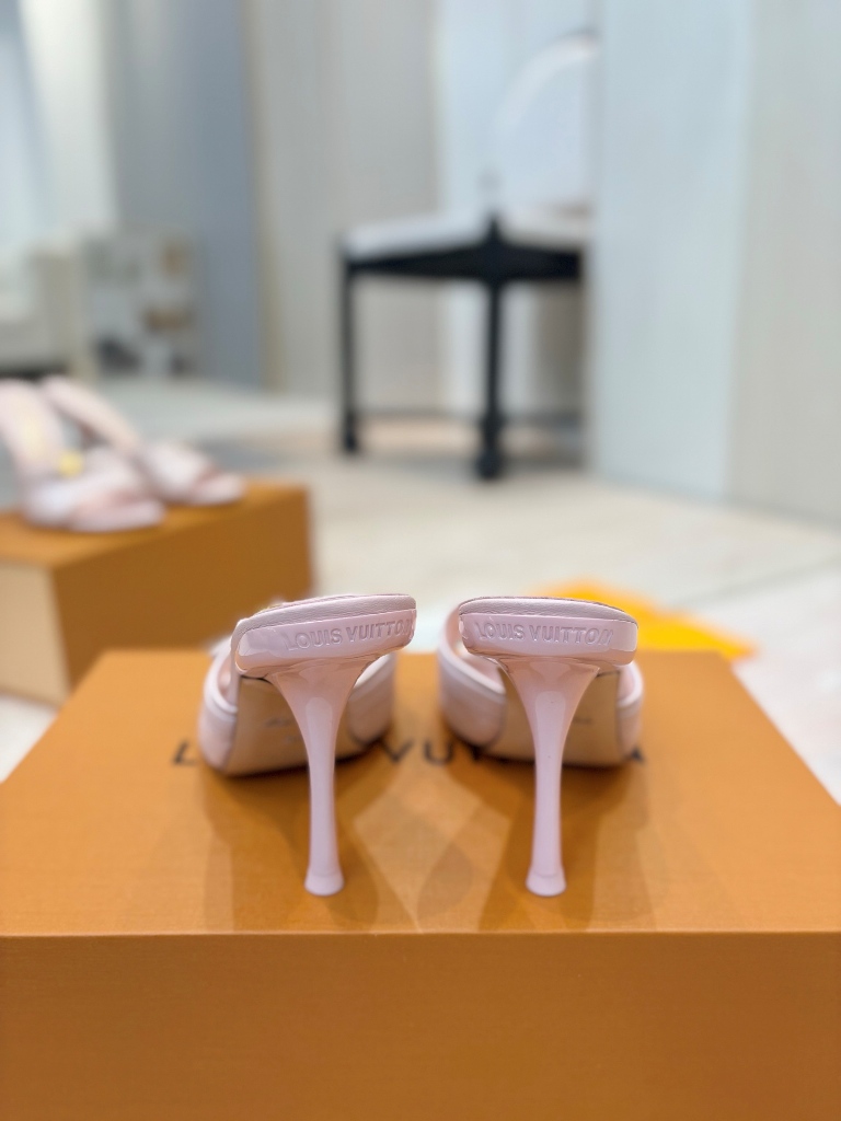 LV High Heeled Sandals(w)-019