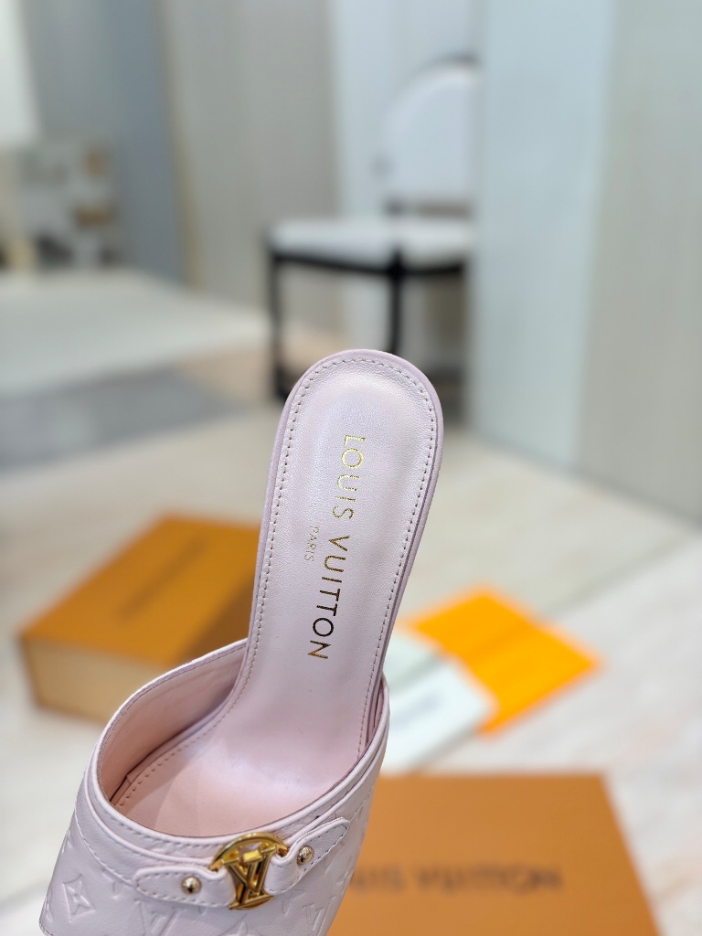 LV High Heeled Sandals(w)-019