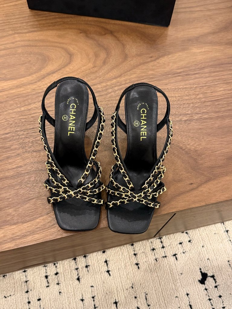 Chanel High Heeled Sandals(w)-017