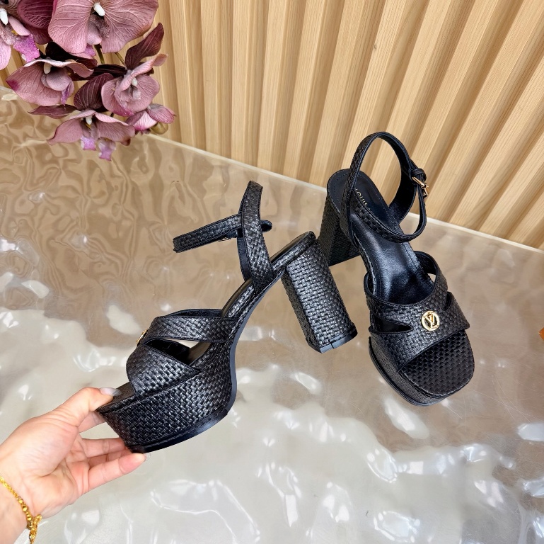 LV High Heeled Sandals(w)-003