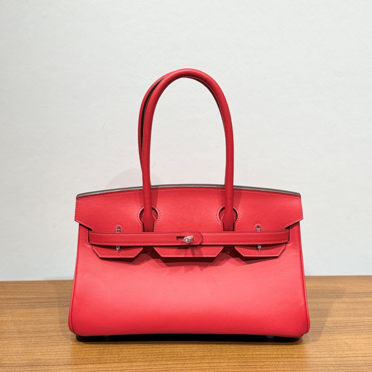 Shoulder Birkin 29cm-Swift Leather(Q5 Rouge Casaque)-001