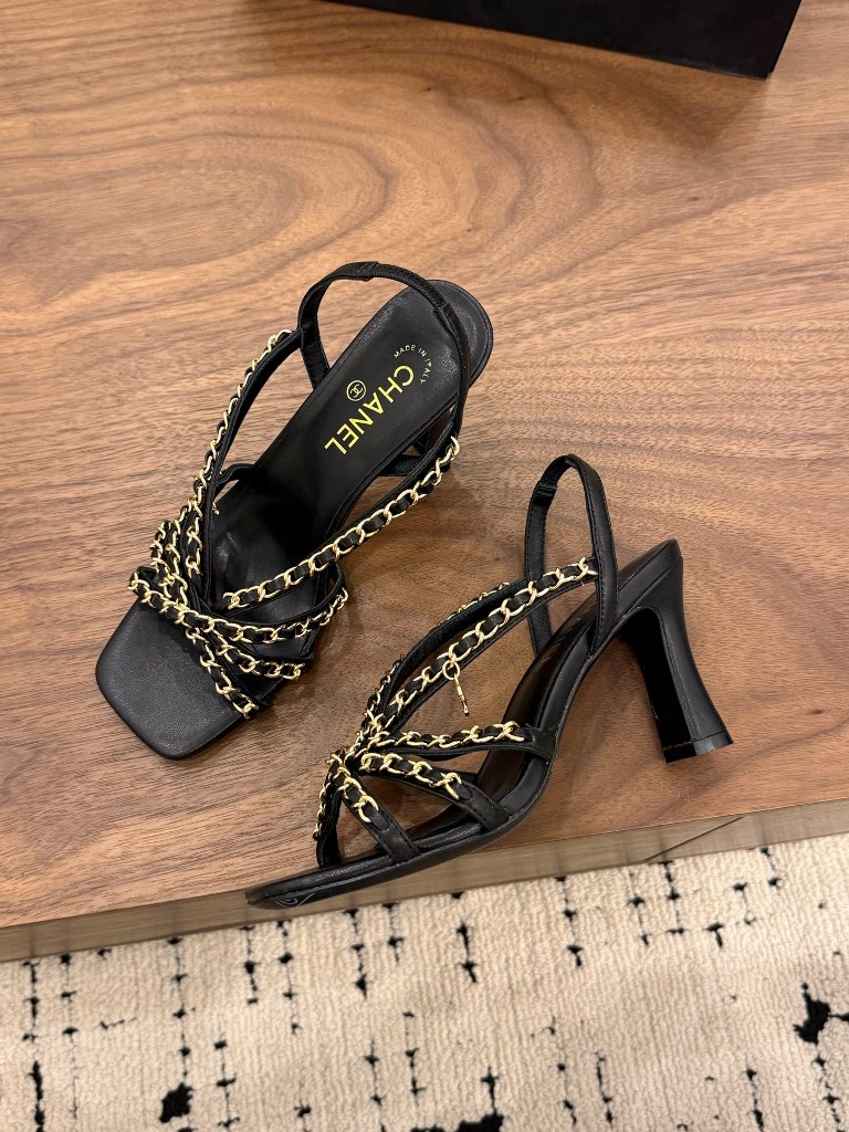 Chanel High Heeled Sandals(w)-017