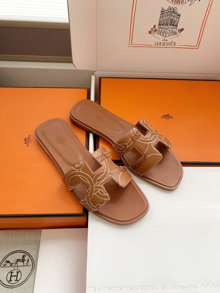 Hermes Slippers(w)-026