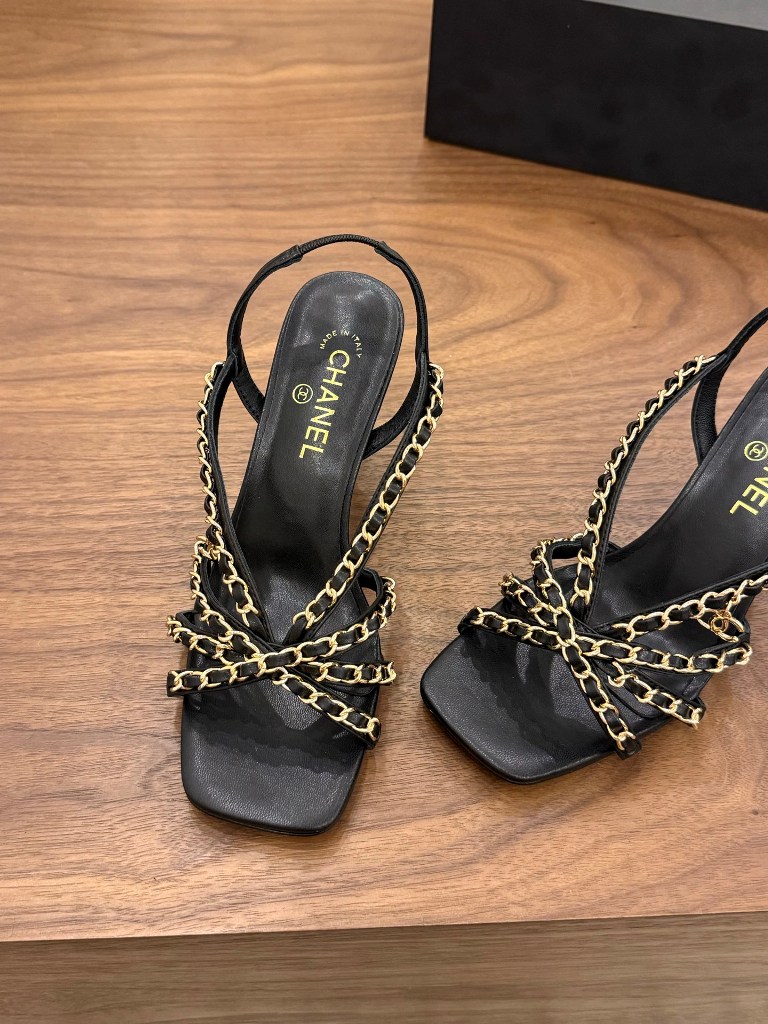 Chanel High Heeled Sandals(w)-017