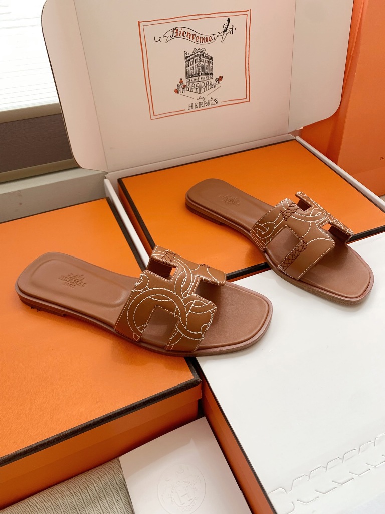 Hermes Slippers(w)-026