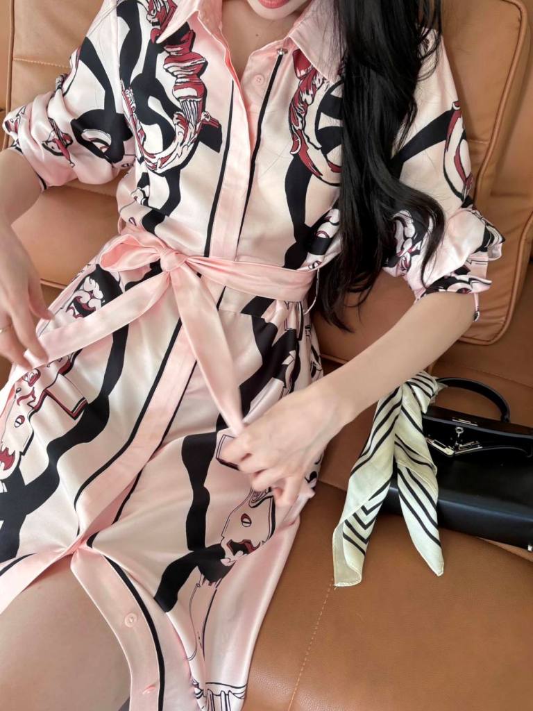 Hermes Silk Dresses-B