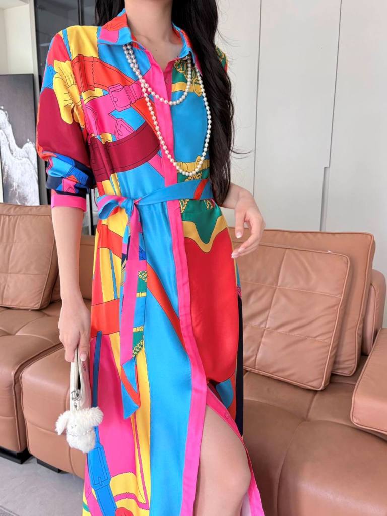 Hermes Silk Dresses-C