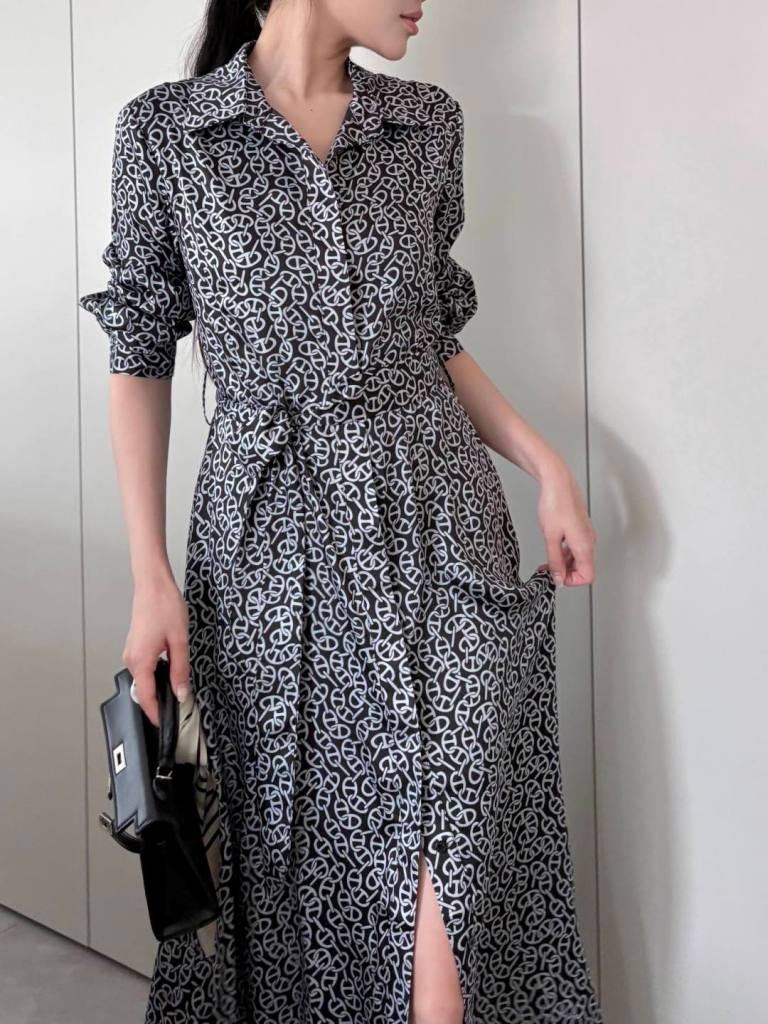 Hermes Silk Dresses-A