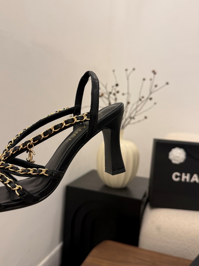 Chanel High Heeled Sandals(w)-017