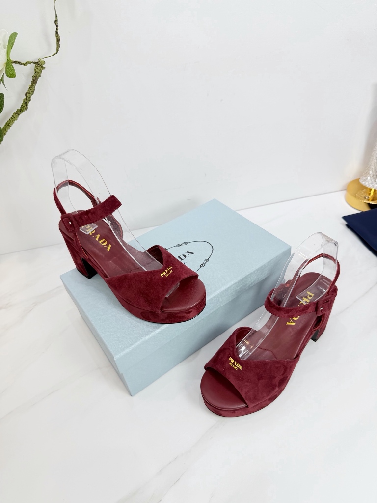 Prada High Heeled Sandals(w)-002
