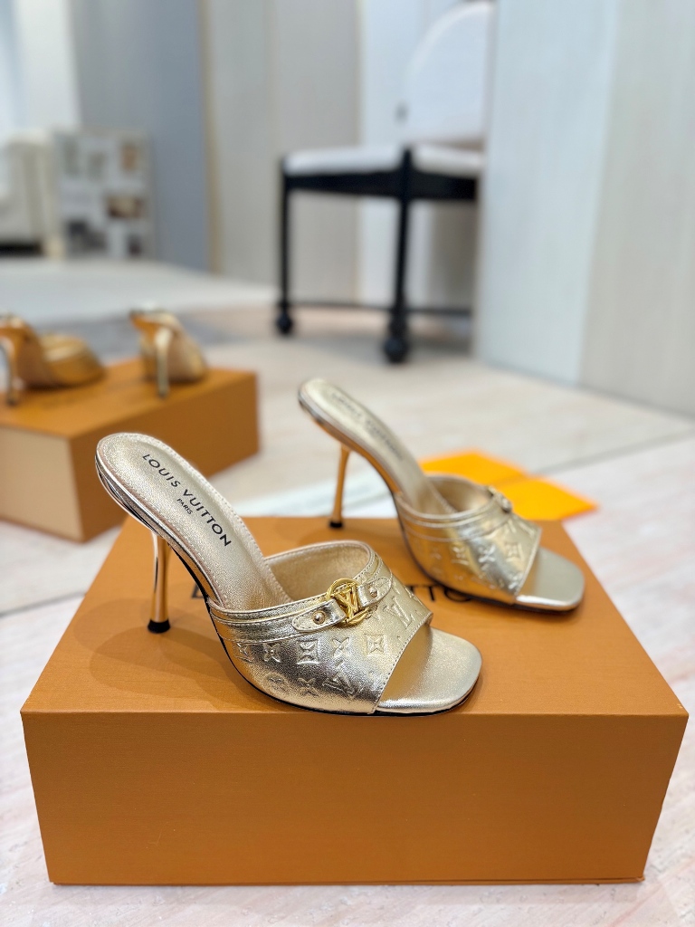 LV High Heeled Sandals(w)-018