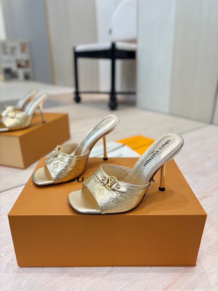 LV High Heeled Sandals(w)-018