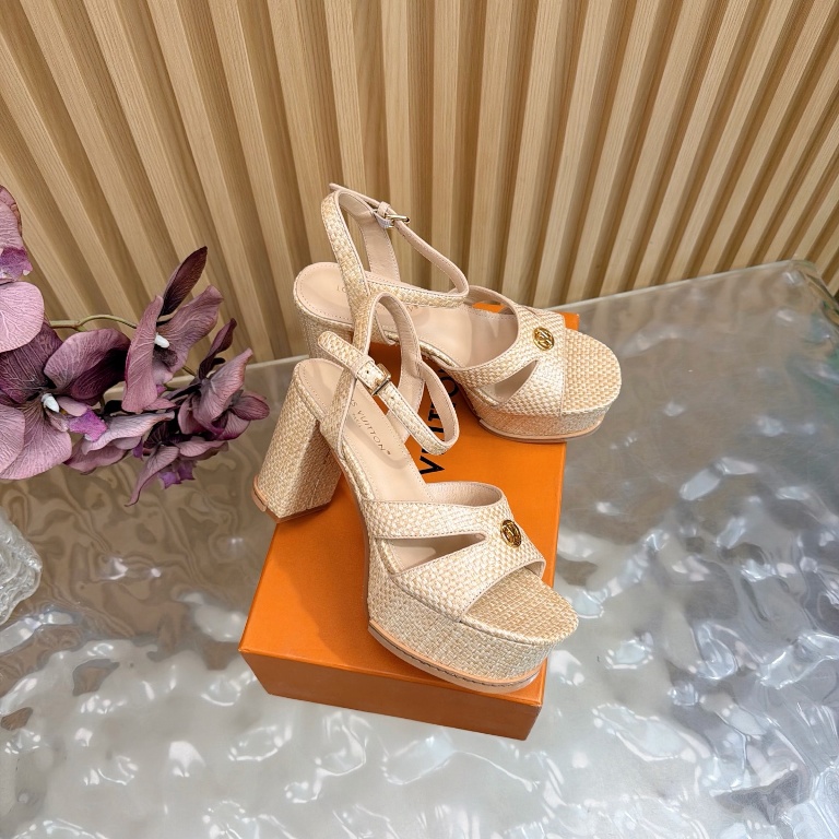 LV High Heeled Sandals(w)-002
