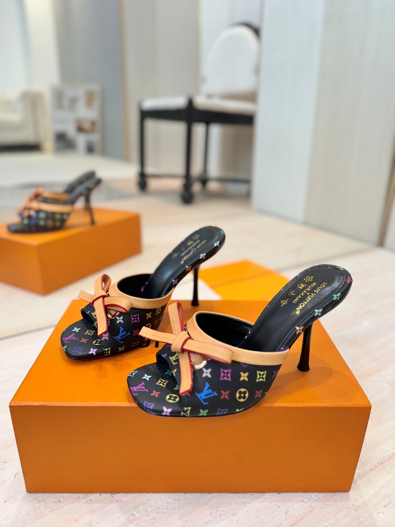 LV High Heeled Sandals(w)-008