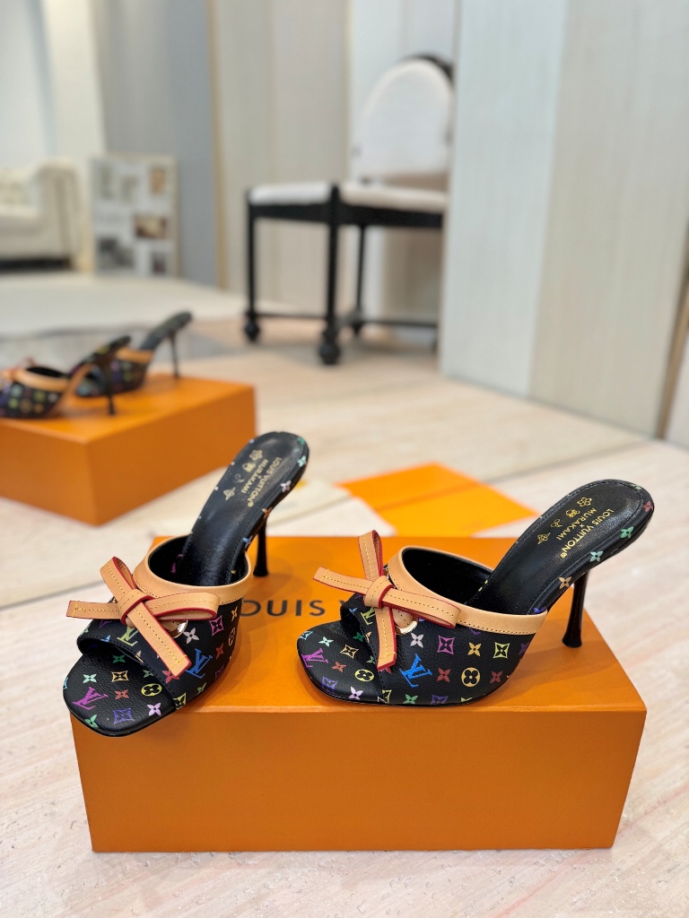 LV High Heeled Sandals(w)-008