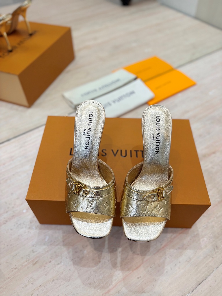 LV High Heeled Sandals(w)-018