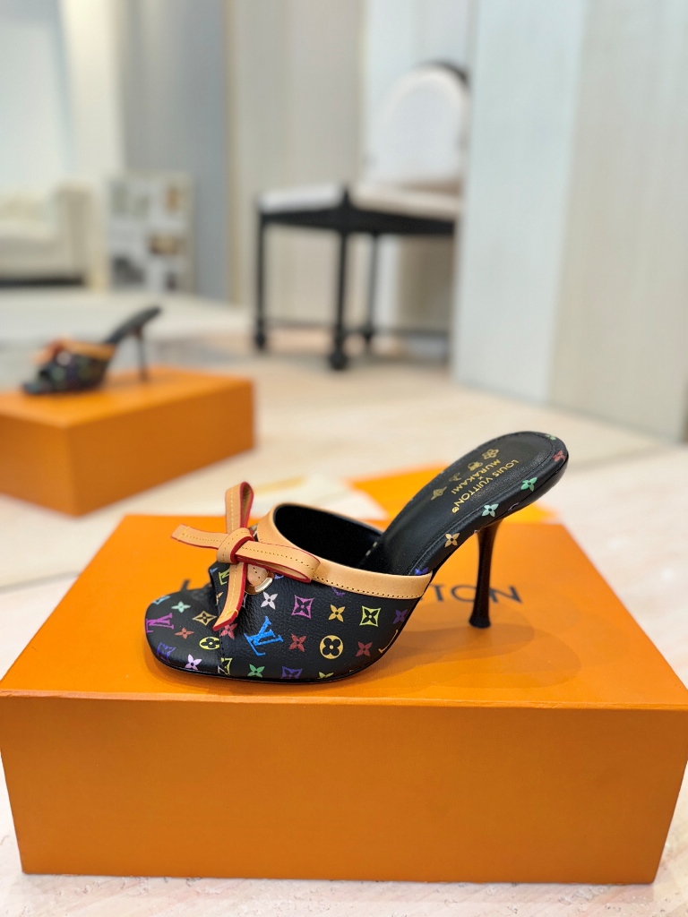 LV High Heeled Sandals(w)-008
