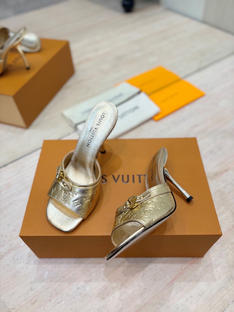 LV High Heeled Sandals(w)-018