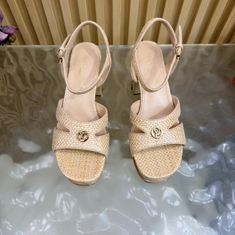 LV High Heeled Sandals(w)-002