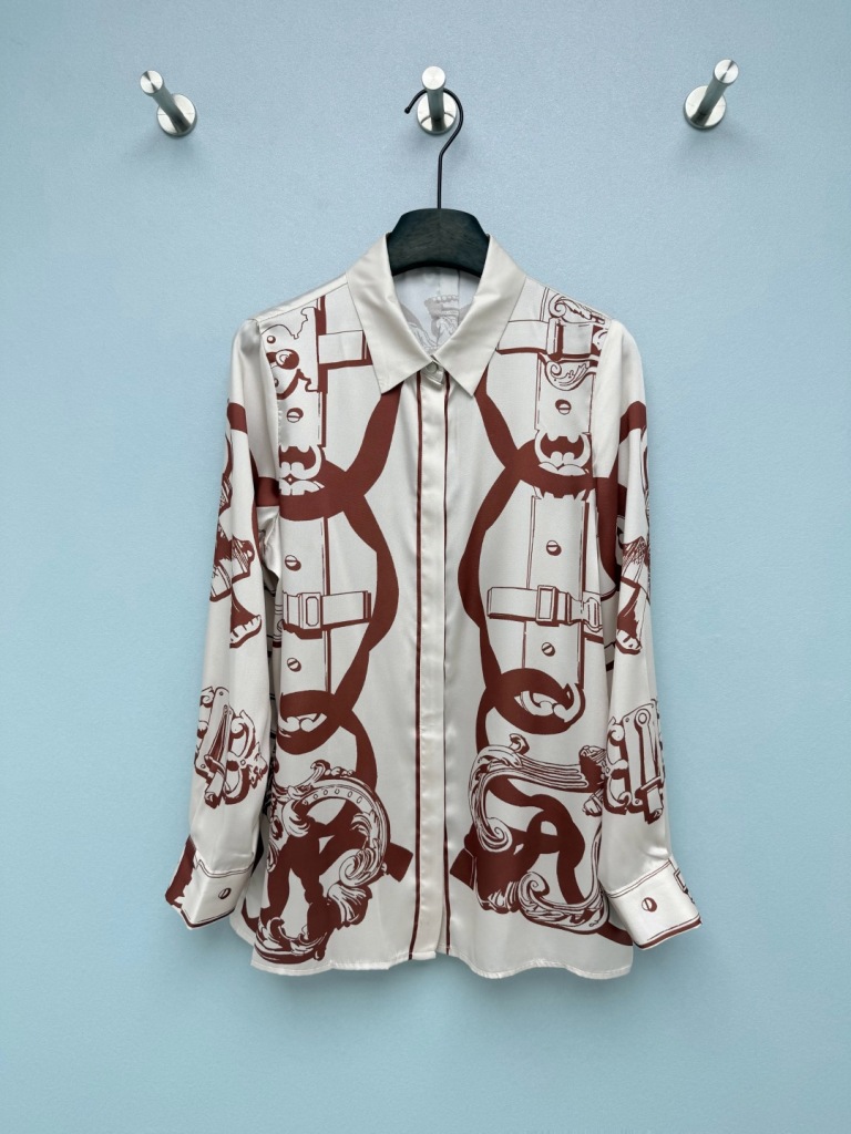 Hermes Silk Shirts(w)-A
