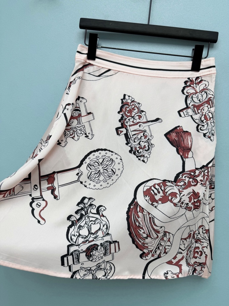 Hermes Silk Skirts-A