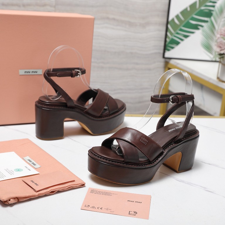 MiuMiu High Heeled Sandals(w)-002