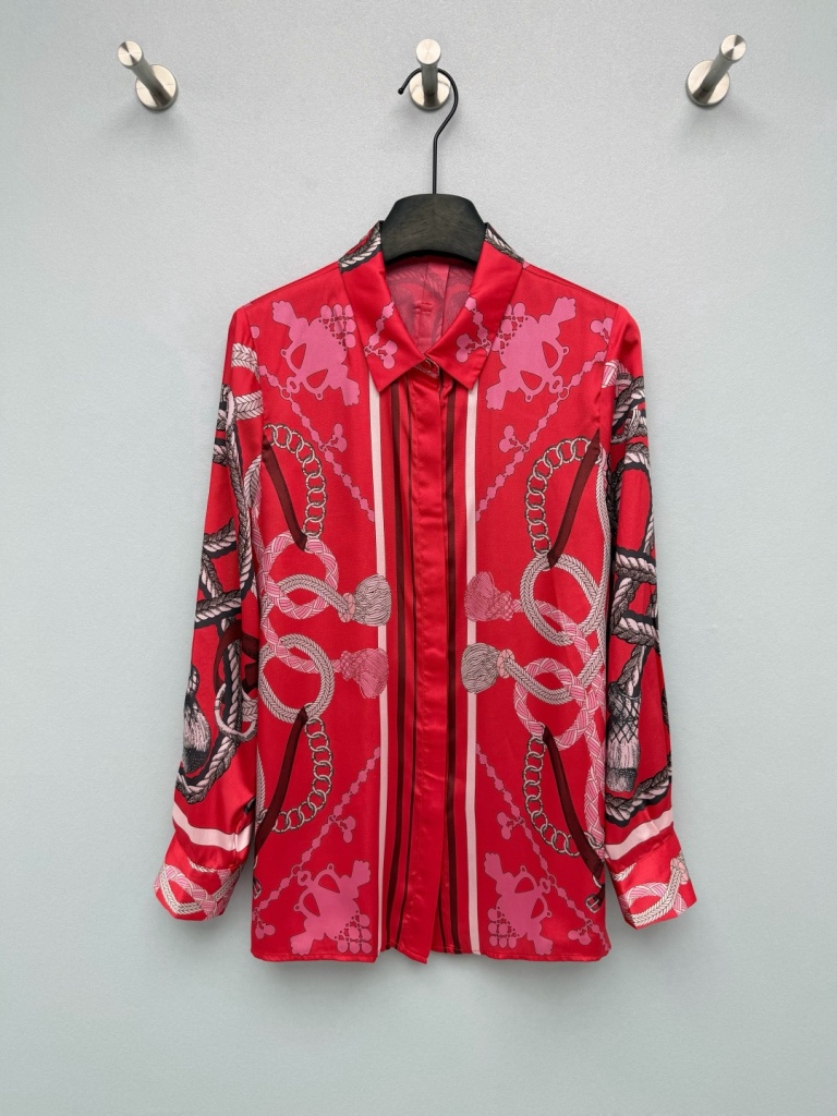 Hermes Silk Shirts(w)-B