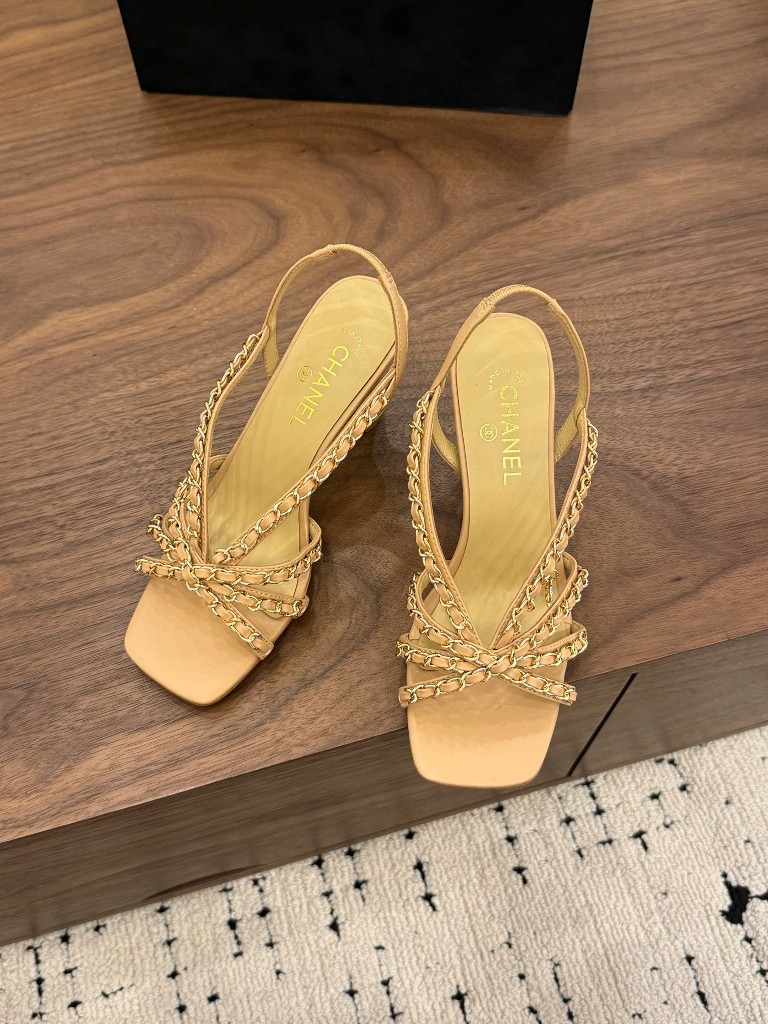 Chanel High Heeled Sandals(w)-016