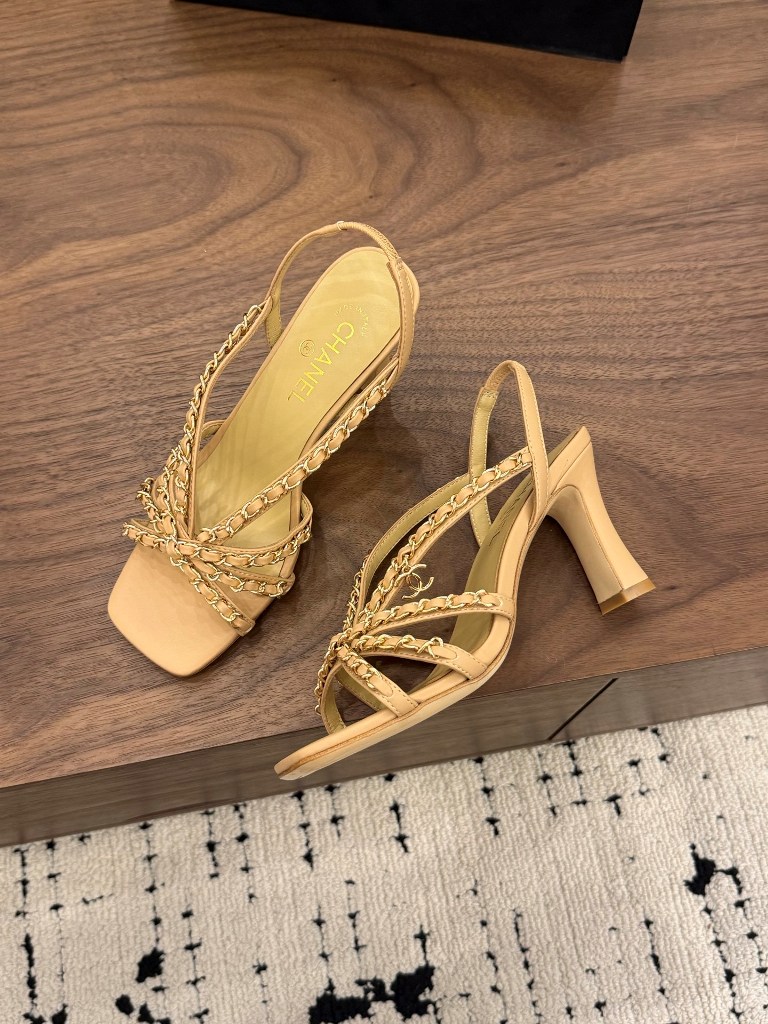 Chanel High Heeled Sandals(w)-016