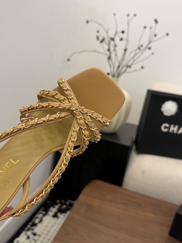 Chanel High Heeled Sandals(w)-016