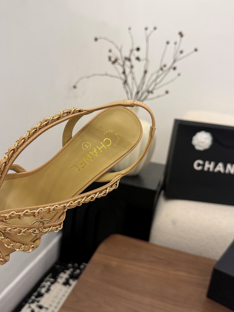Chanel High Heeled Sandals(w)-016